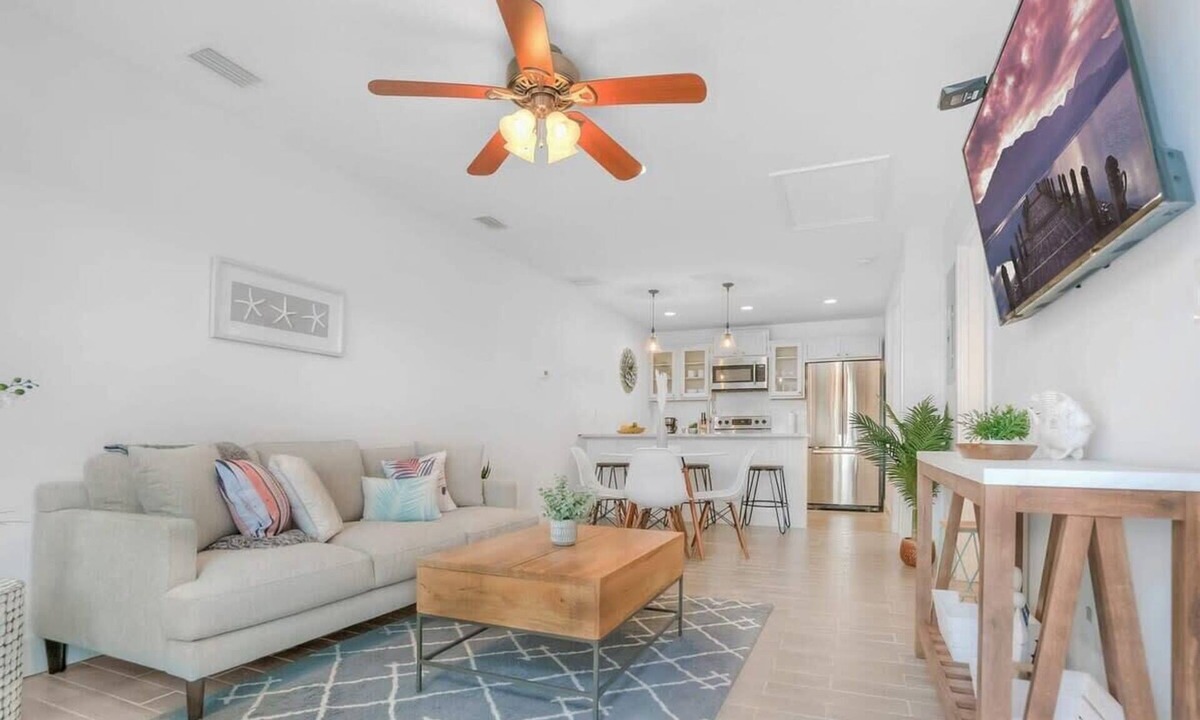 Crescent Beach House | 100 Steps to Sand, Free Parking, Smart TV, Patio