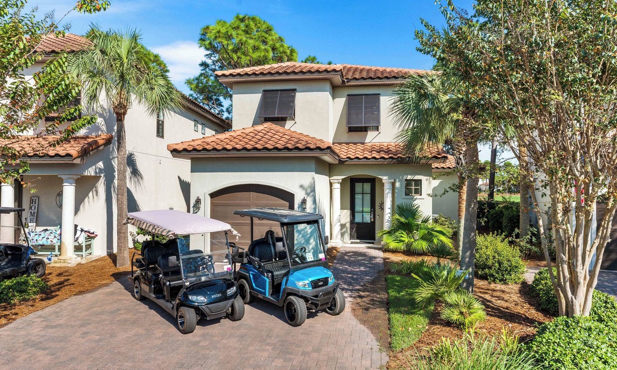 Villa Lago House | 2 Golf Carts ☀️*Heated Pool | Beach Equip | On Golf Course ☀️ Sandestin