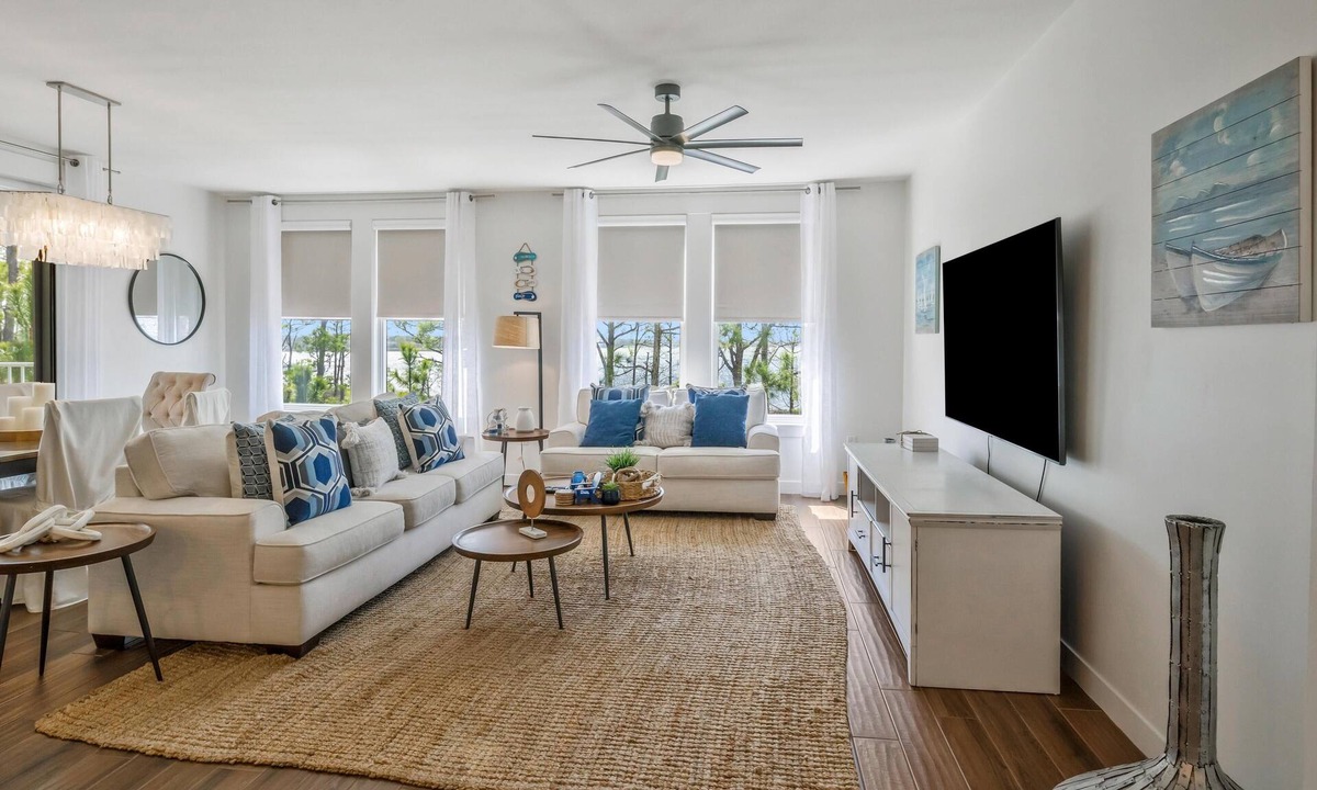 Baytowne Wharf Condo | 2BR/2BA Bayfront Bliss ~ Bahia Condo ~ Golf Cart!