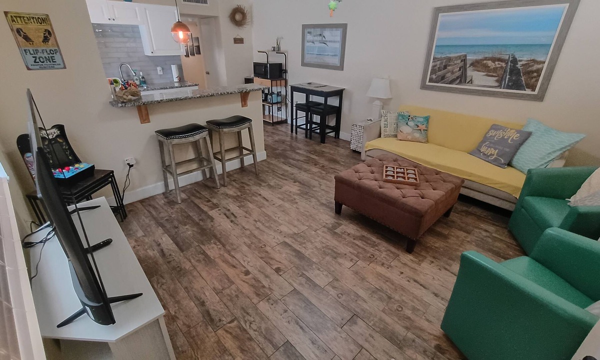 Port Canaveral House | 2BR Beach House. Full Kitchen, W/D, Bikes, Chairs, Boards, BBQ, Backyard Patio