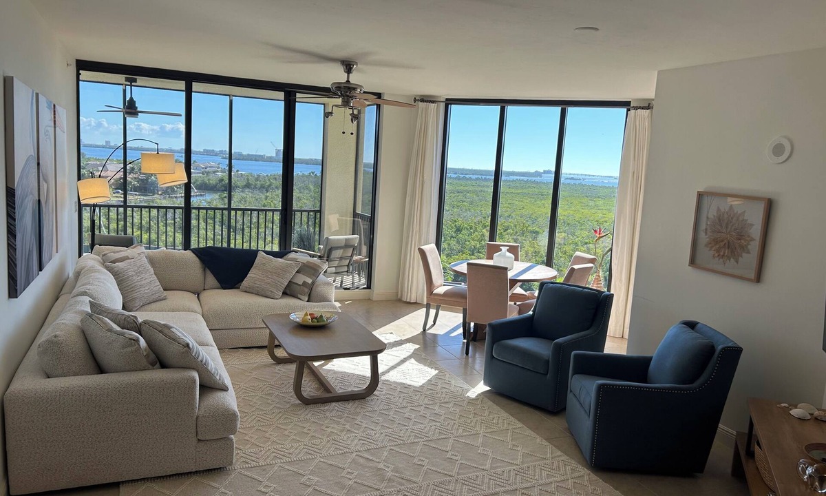 Cape Harbour Condo | 3BR Marina Condo with Sunset Water Views