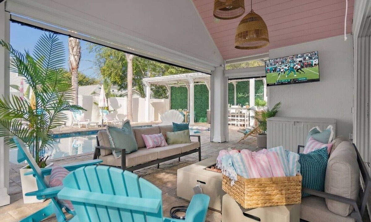Jacksonville Beach House | 5BR Oasis: Hot Tub, Dual-Temp Pool, Movie Room