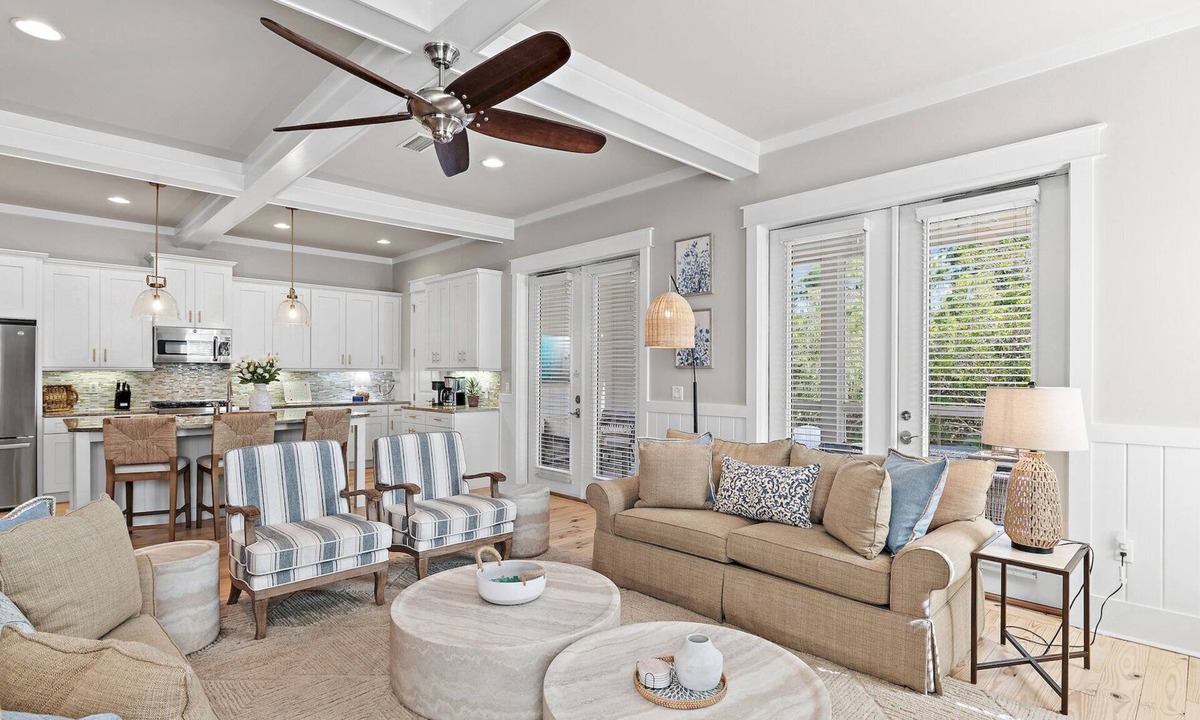 Santa Rosa Beach House | A Wavy Days | 5BR 30A | Steps to Pool | Sleeps 12 | Golf Cart + Bikes