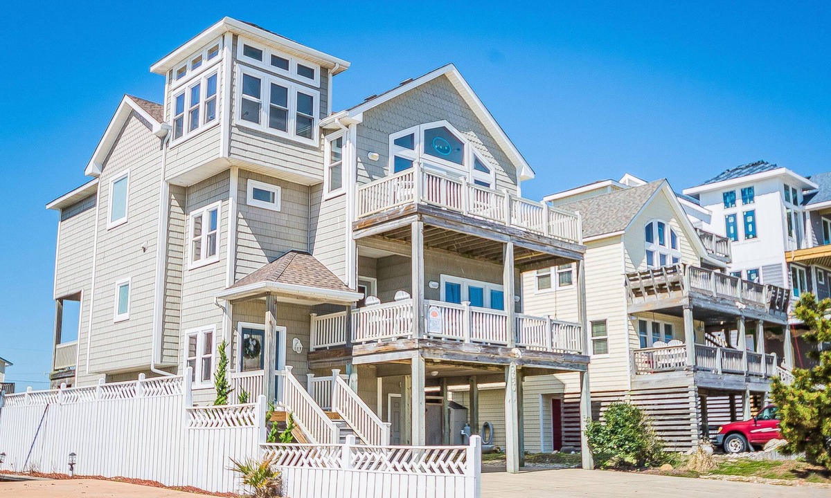 Colington House | Acqua - KDH MP 6.5, Ocean View, Steps to Beach, Elevator, Pool, Hot Tub, Rec Room