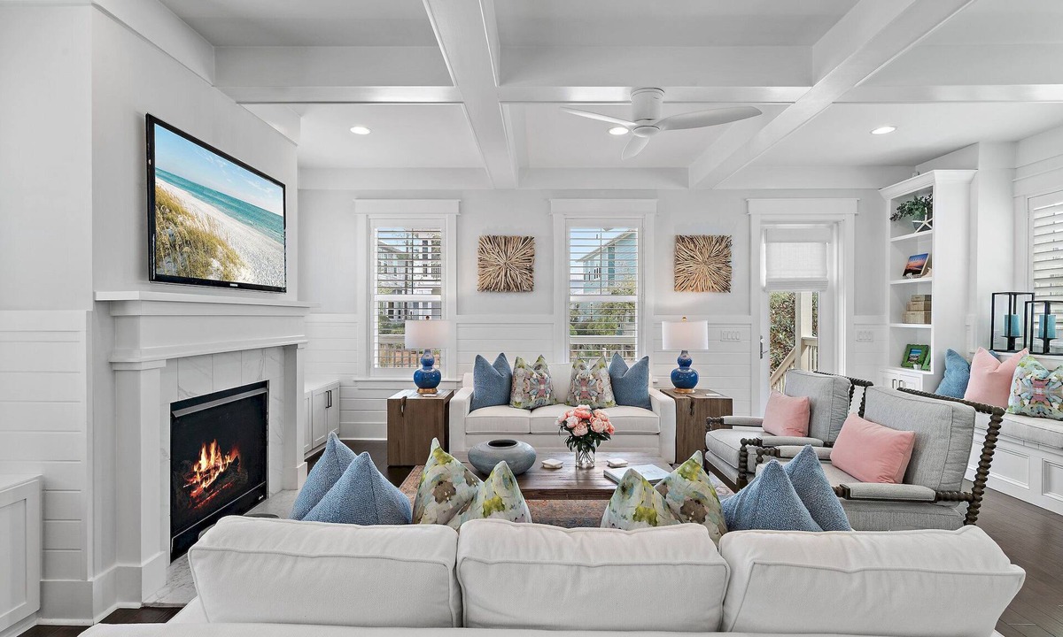 Santa Rosa Beach House | After Beach Oasis 30A Luxury 4BR Retreat with Golf Cart & Bikes