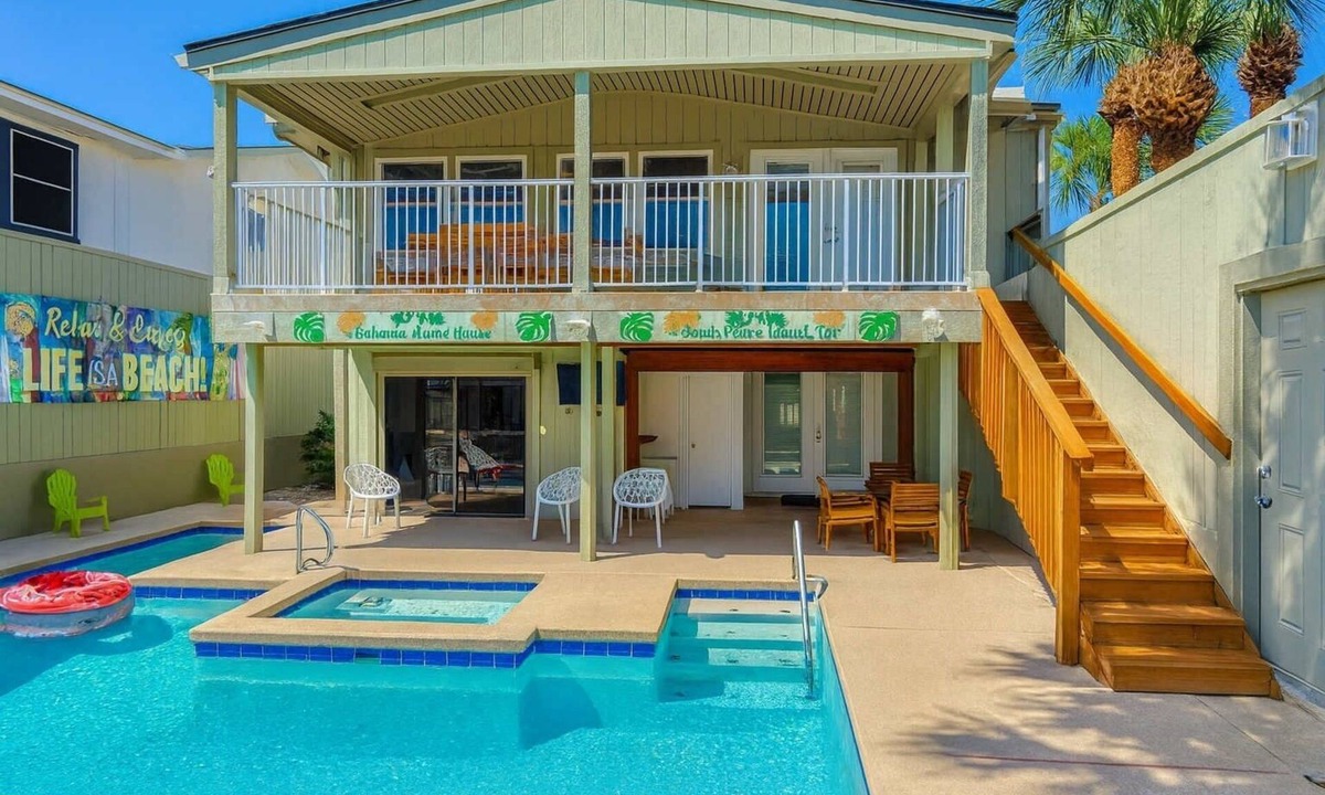 South Padre Island House | Bahama Mama House (4-Bedroom Home) with Pool by RedAwning