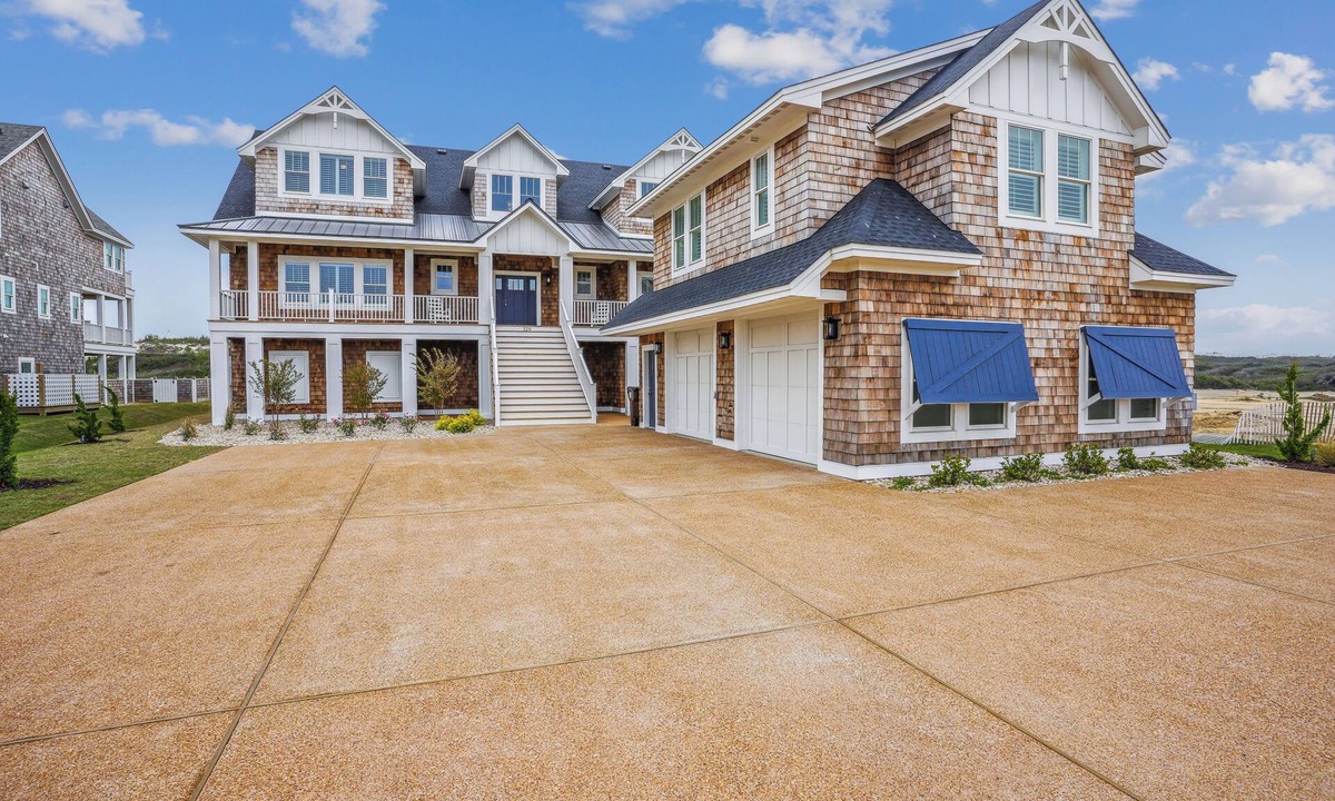 Pine Island House | Basnight - Beautiful New Construction Oceanfront Home with Elevator, Theater, Gameroom and Ocean Views!
