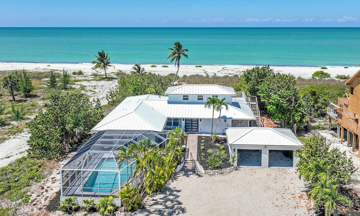 Sanibel House | Beachfront Private Pool Home - Sanibel Shuffle Beach House