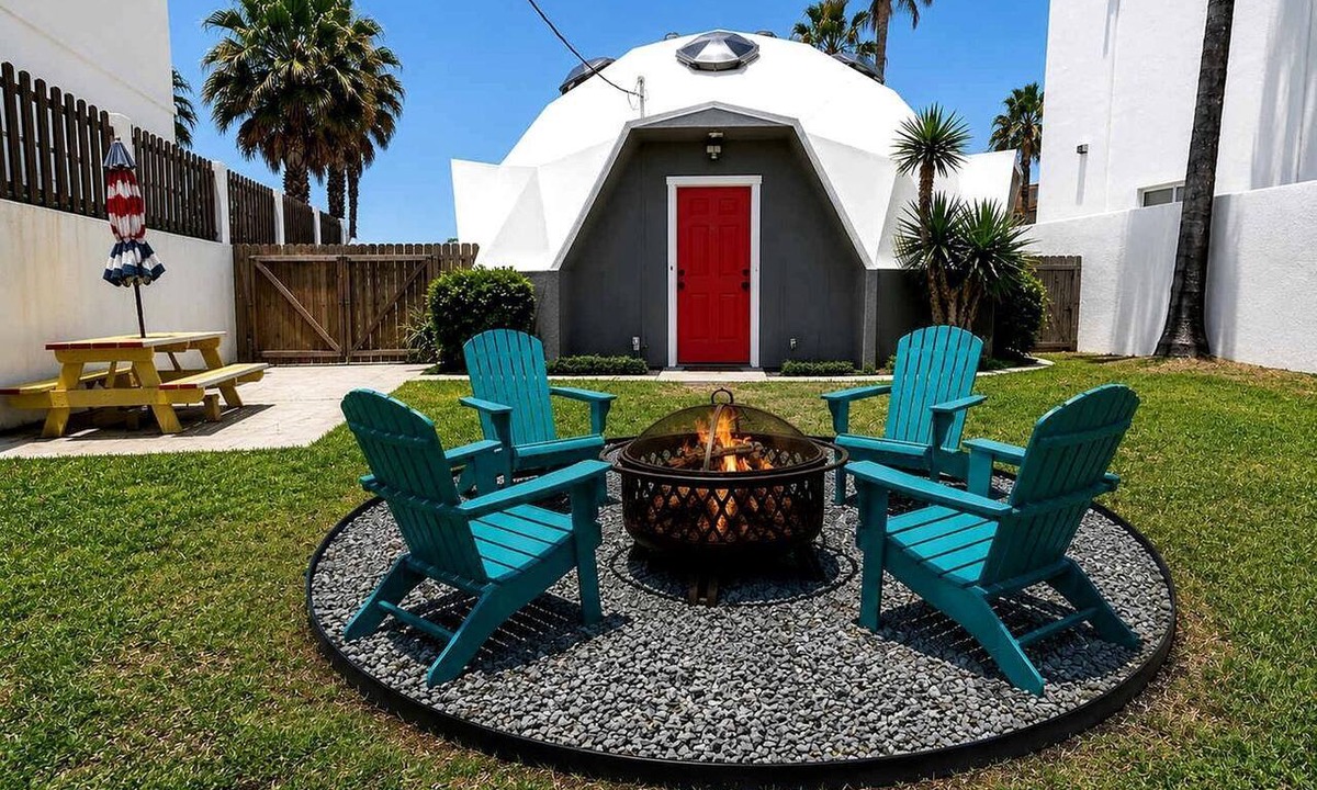 South Padre Island Cabin | Beachside Dome Home with Spacious Outdoor Yard in South Padre Island, Texas