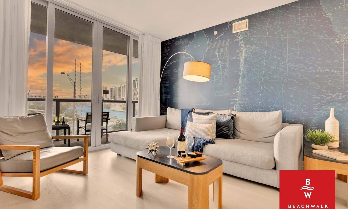 Hallandale Beach Apartment | Beachwalk 1BR with Stunning Intracoastal View
