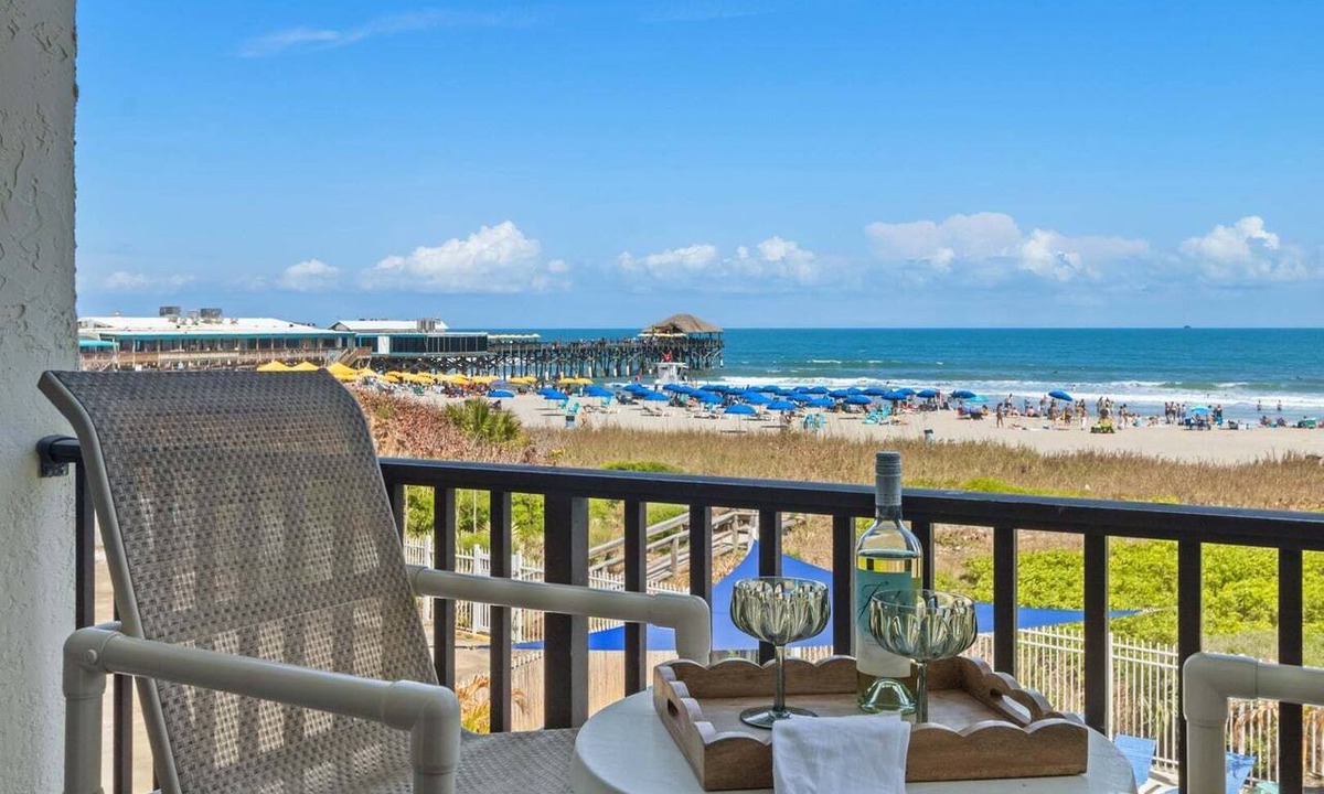 Avon By The Sea Condo | Beautiful Direct Oceanfront Condo W/Heated Pool & Steps to the Pier!🌴