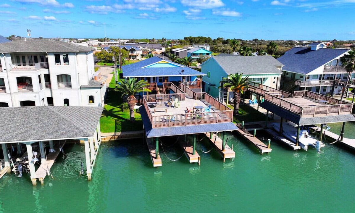 Port O Connor House | Beautiful Intracoastal Home with Two Boat Lifts and a Boat Slip