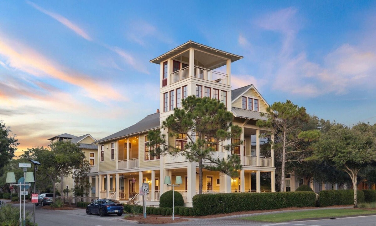 Beach District House | Beautiful WaterColor Escape with Ping Pong, Bikes, and LSV