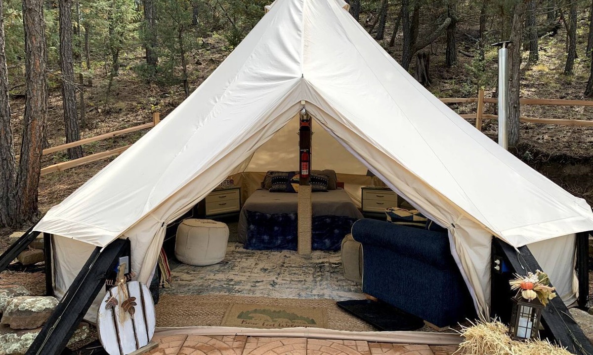 Boncarbo House | Bell Tent for Four for Dreamy Glamping Escapes in Colorado