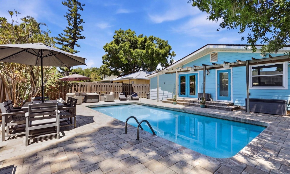 Park East House | Blue Haven Bungalow With Pool/Downtown Sarasota