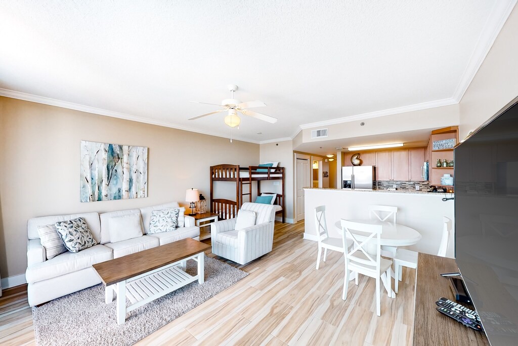 Fort Walton Beach Condo | Bright, Welcoming Condo On Okaloosa Island! Waterfall, Lazy River