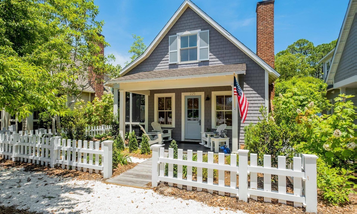 WaterSound Beach House | Coastal Cottage with Golf Cart and Bikes