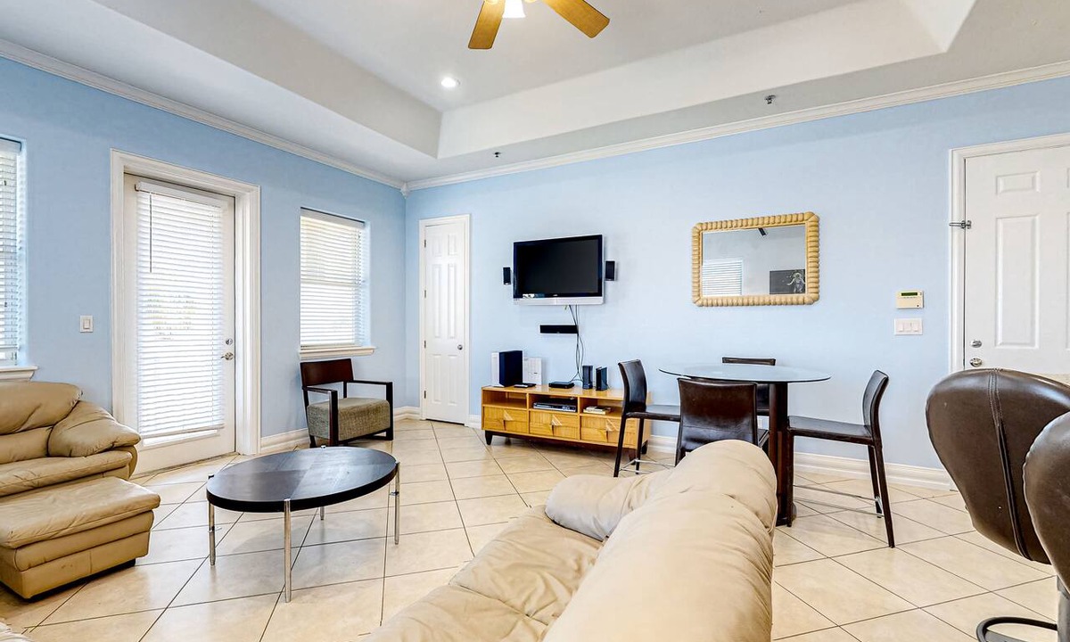 South Padre Island Condo | Comfortable, family-friendly condo w/shared pool - steps to beach, dogs OK