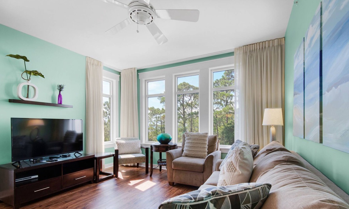 Baytowne Wharf Condo | ☀️Corner Unit-Bayside + Golf Course Views-Elation 5302☀️