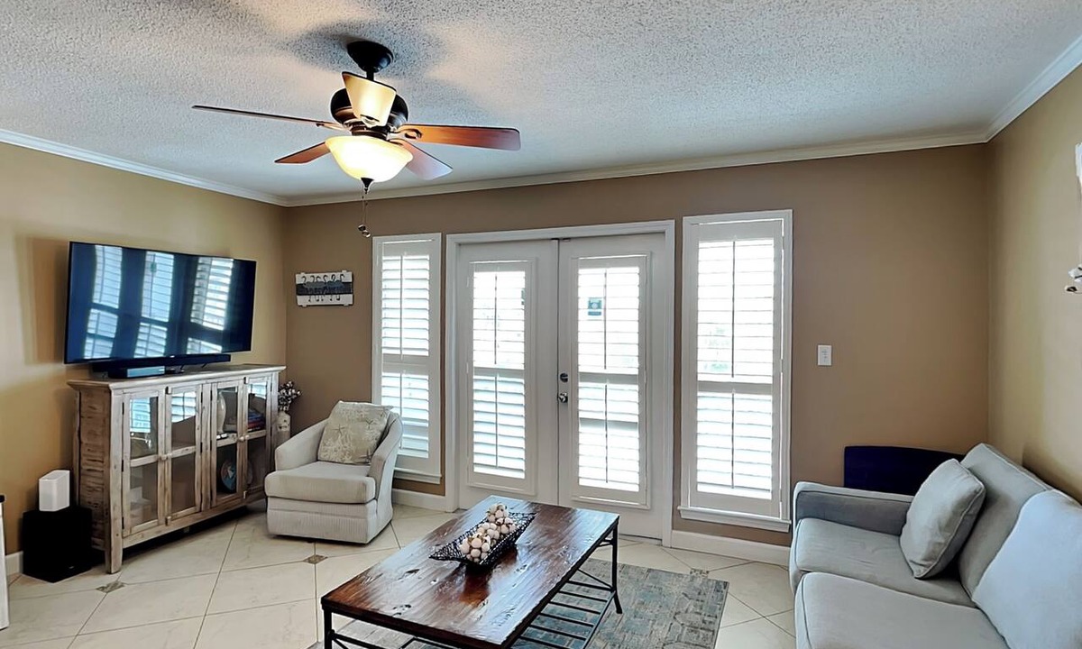 Crystal Beach Condo | Crystal Beach Condo, Community Pool, Across from the Beach!
