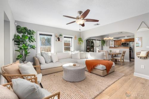 Historic District House | Dog Friendly Home with Fenced Yard, Office, STEPS to Canal St & Advent Health!