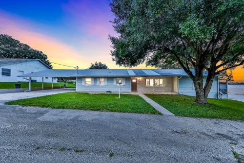 Sebring House | Dog-friendly lakefront home with fast WiFi, central AC, patio, & game room