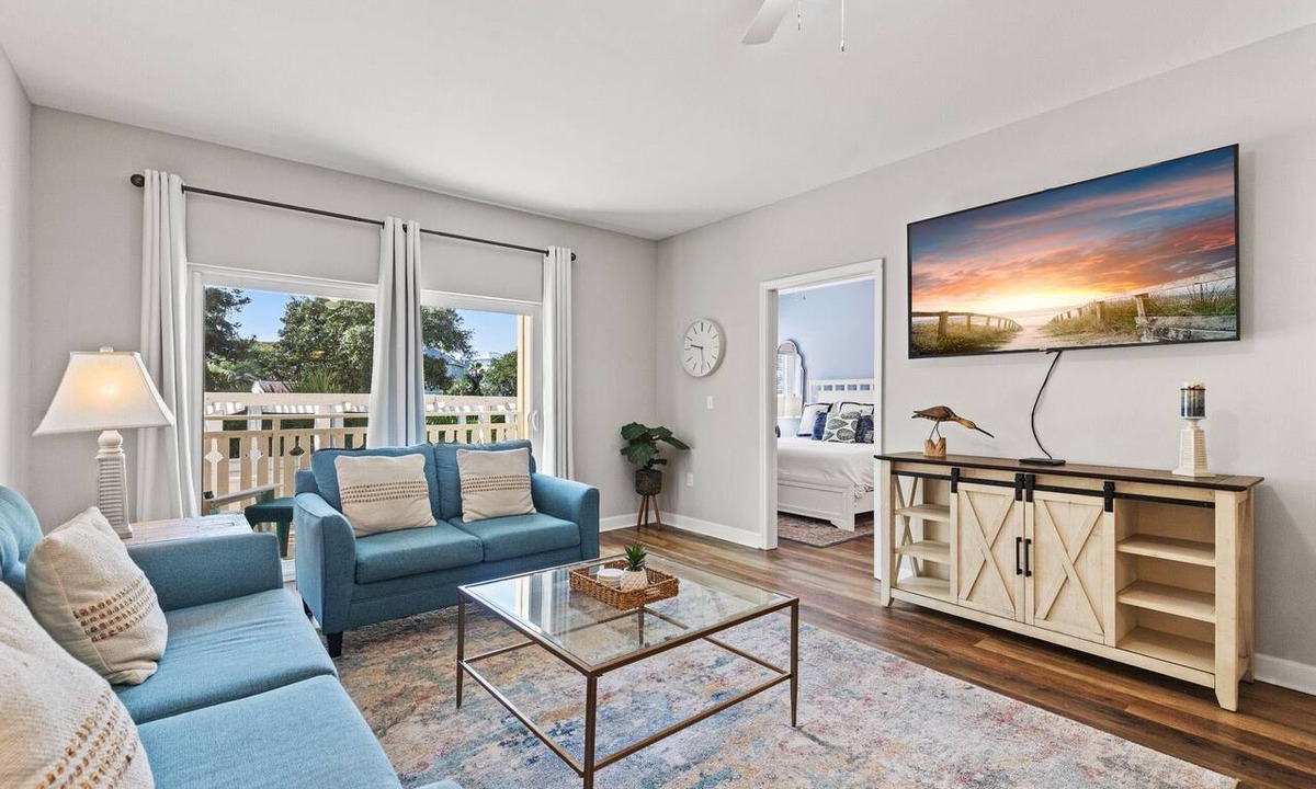 Waterside Village Condo | First Floor Condo Walk to Beach Sleeps 4