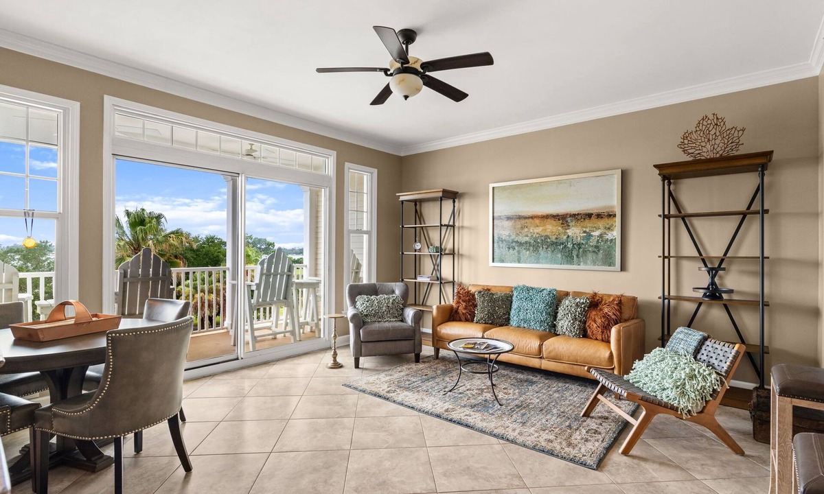 Upper Grand Lagoon Condo | FREE Daily Golf! Reflections 406 Amazing Views, Heated Resort Pool & Hot Tub!