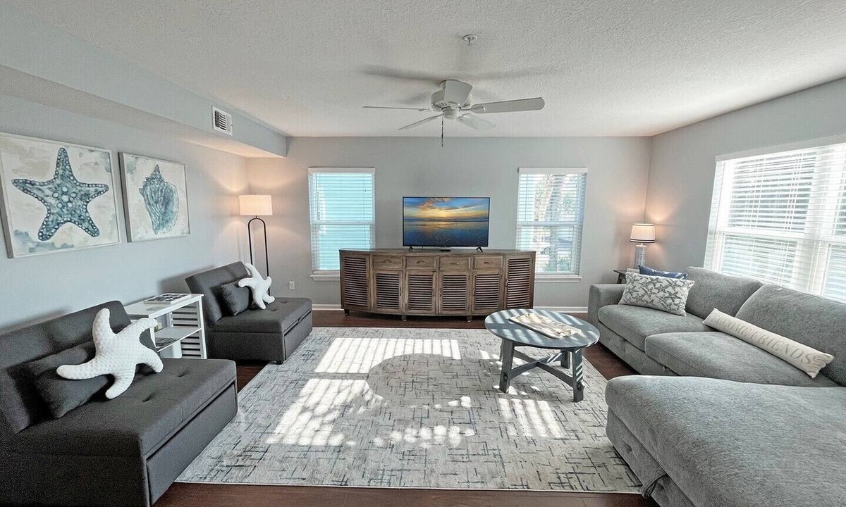 St. Augustine Beach Condo | Fully Renovated Three Bedroom Beach Retreat