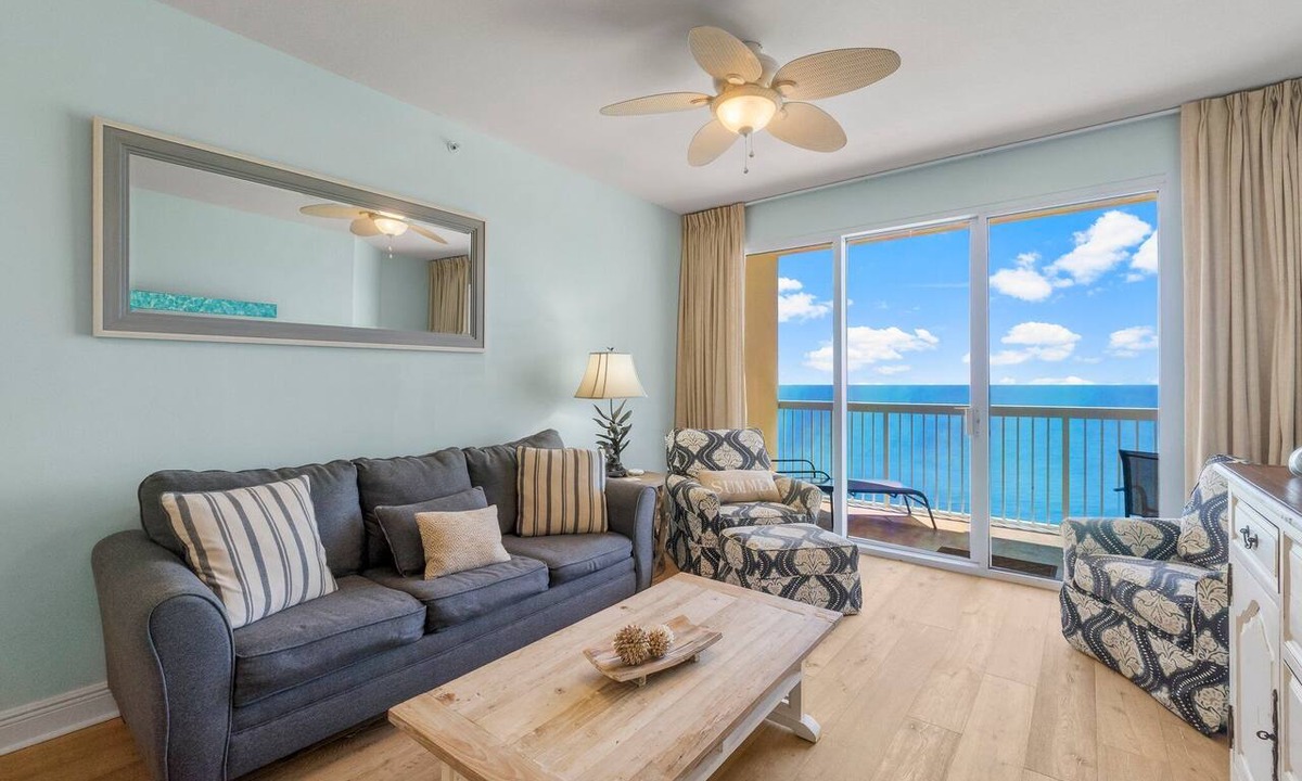 Miramar Beach Condo | GULF FRONT @ CELADON BEACH~ Quiet West End~Free Beach Chair Service! Two Bedroom+Bunk Room!