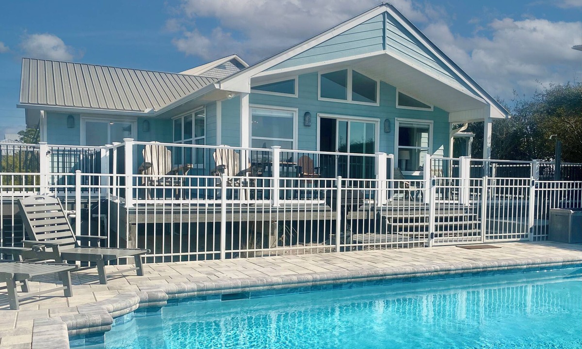 Cape San Blas House | Heated Private Pool , Backyard is BEACH, Game Room, Beach Gear Included