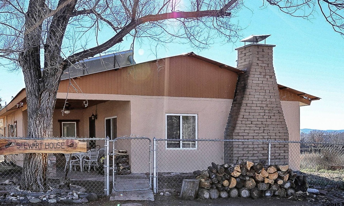 Gila House | Historic Adobe House nestled in the trees near the Gila River. Privacy galore!