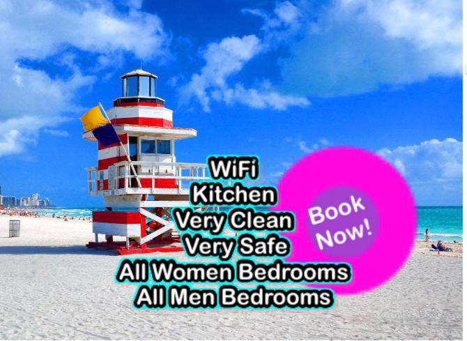 East Little Havana Hostel | Hola - Brickell- Bayside Wynwood - Downtown FREE DINNER - WiFi - Female Dorms and Male Dorms - No Mixed