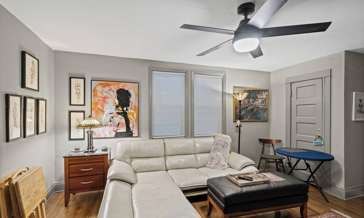 Columbus Park Apartment | Kansas City Apartment w/King Bed, Patio & Parking