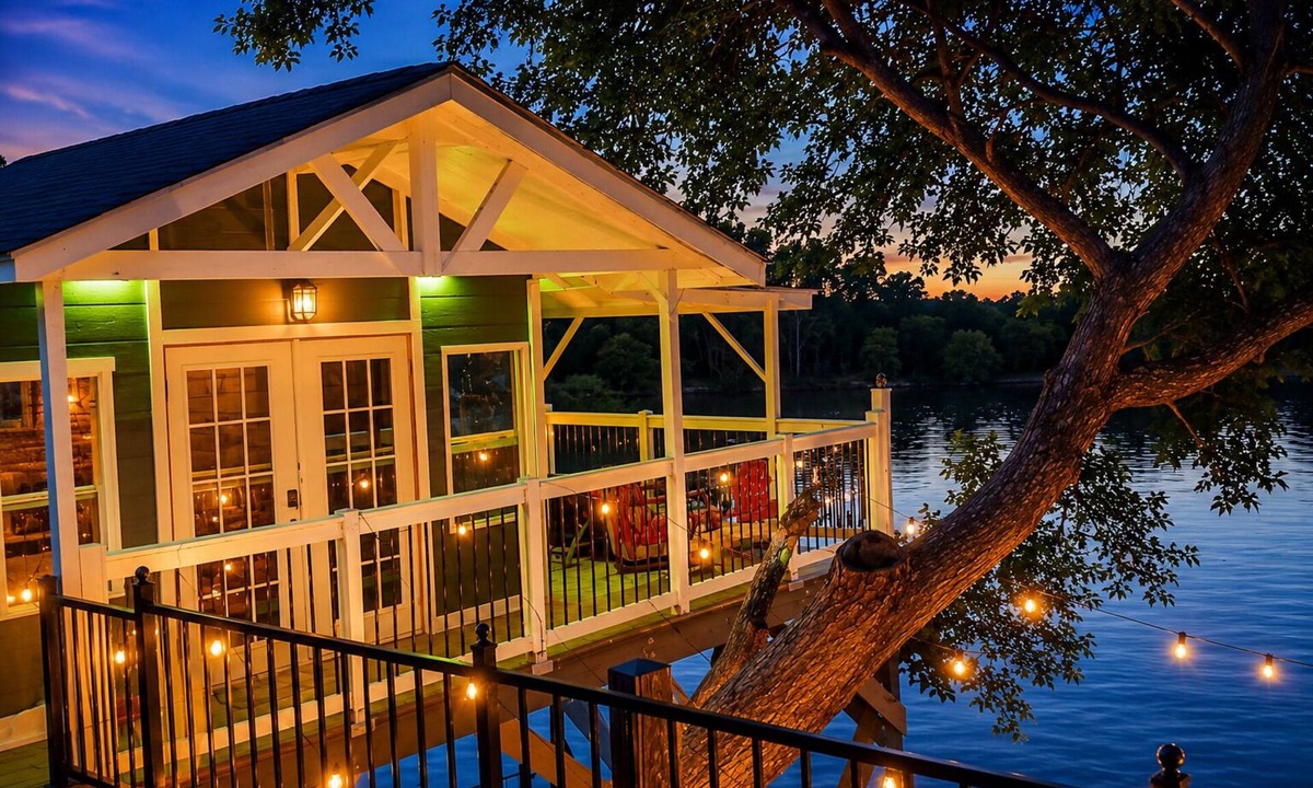 Azle House | Lakefront with Treehouse, Pool, Gameroom and hottub. 5BR, 4bath