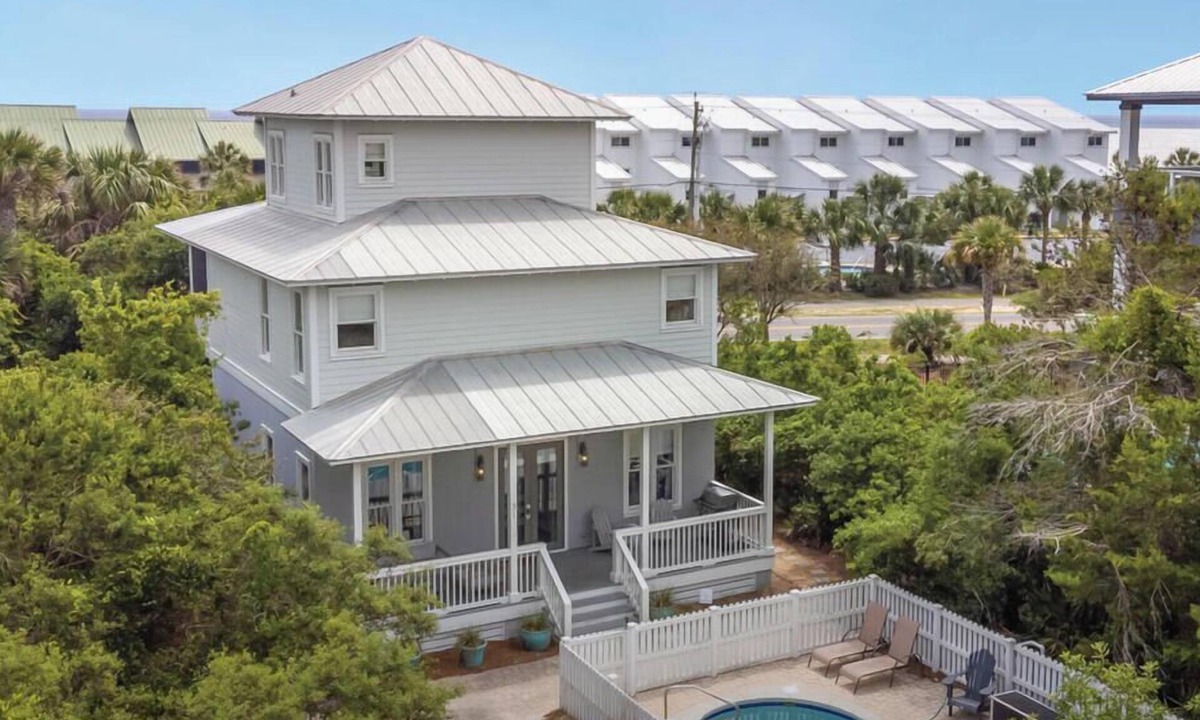 White's Gulfview House | Large Home + Private Pool, Beach & Steps to Beach