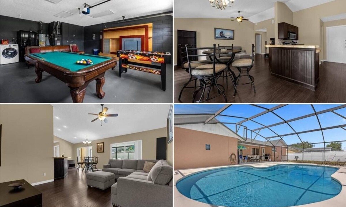 Indian Ridge House | Lovely 5Bd Home w/Game room & Pool. Disney-15min SeaWorld-20min Universal-25min