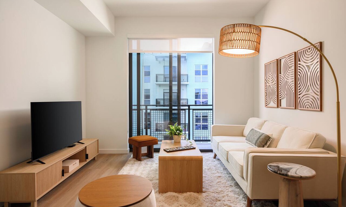 Midtown Apartment | Luxury 2BR Suite in Edgewater | Balcony + Pool & Gym | Sense28 by AvantStay