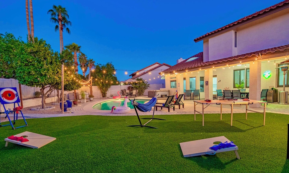 Continental Foothills Villa | Midterm Spacious 4-bedroom Oasis Villa in peaceful Scottsdale