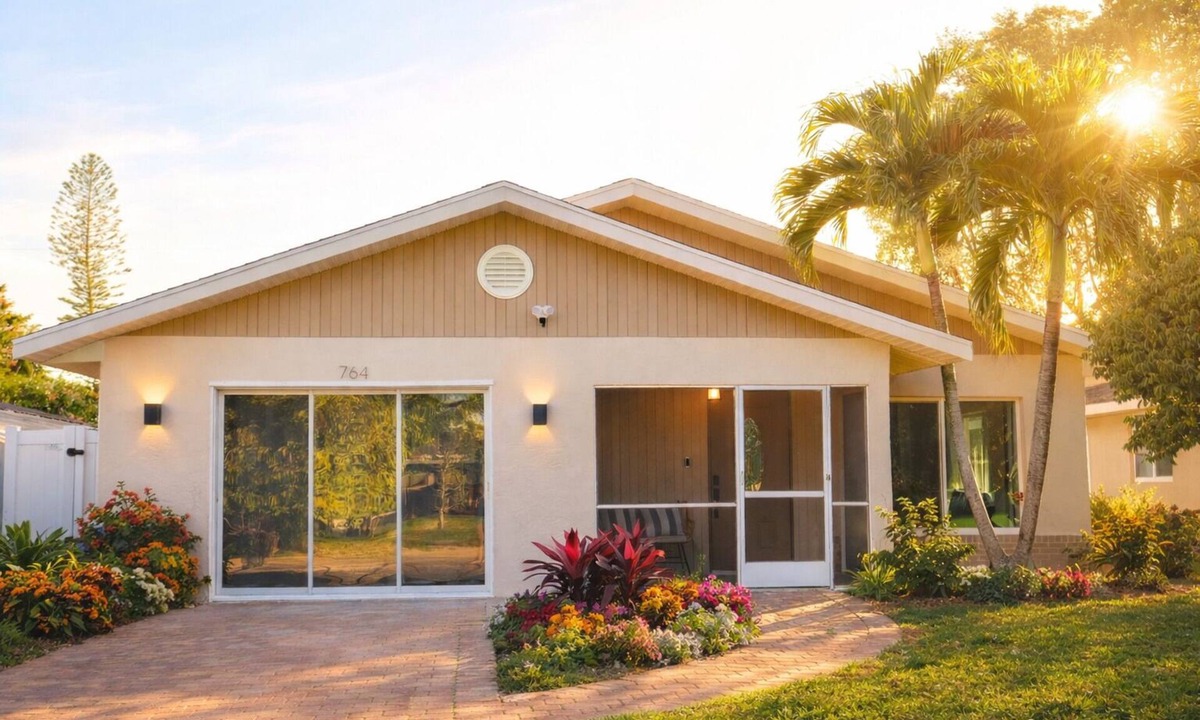 Naples Park Villa | Modern Coastal Villa Private Fenced Yard Minutes to the Beach