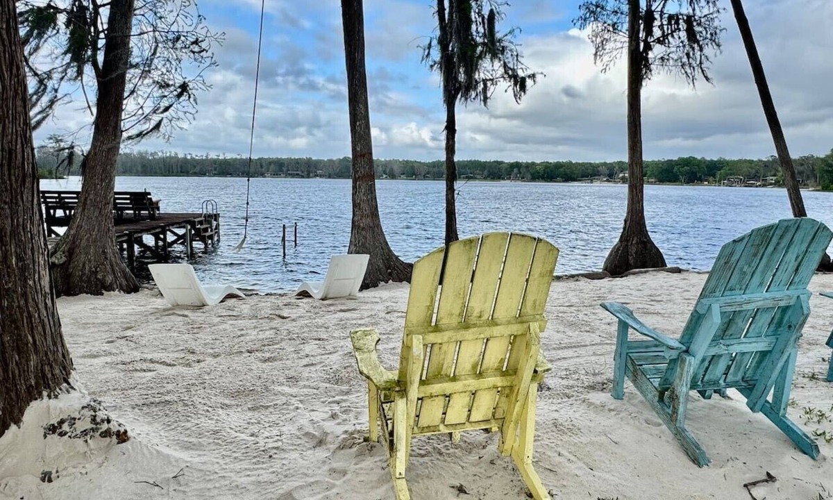 Eustis Cabin | Modern,Cozy Farm Cabin with Lake/Beach/dock access
