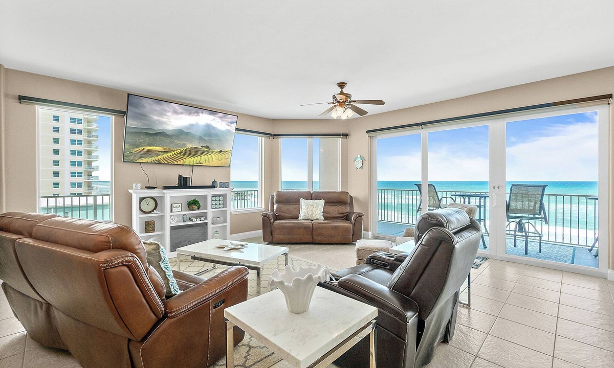 Daytona Beach Shores Condo | Oceanfront - Salida Del Sol - Daytona Beach Shores 5th Floor -3/3