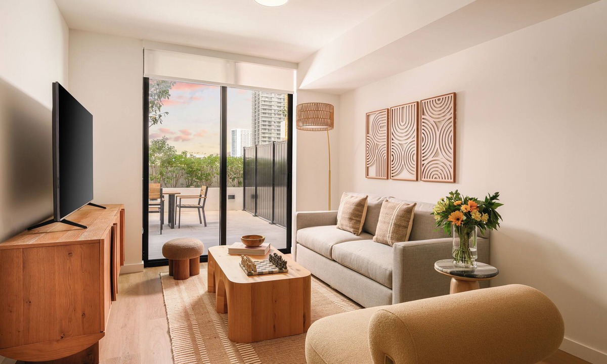 Midtown Apartment | Penthouse w/Private Terrace + Rooftop Pool | New Luxe Edgewater Hotel | Sense28