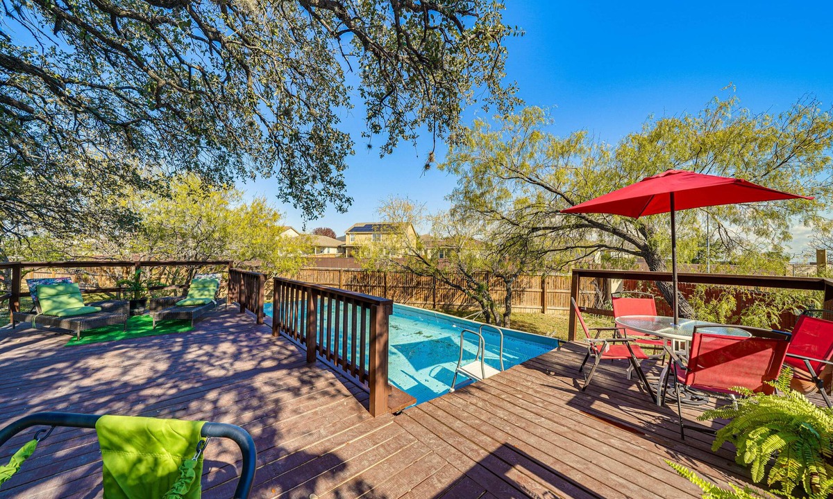 West San Antonio House | Pool, Deck & Huge Yard! Spacious San Antonio Home