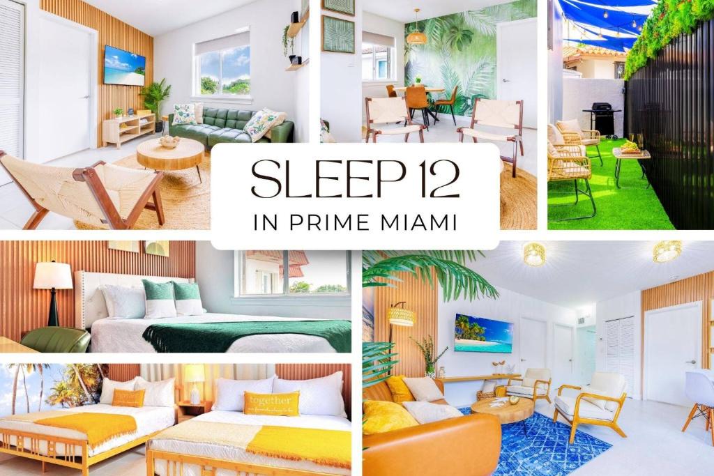 West Little Havana Apartment | Prime Miami Retreat | Sleeps 12 | Parking, BBQ!