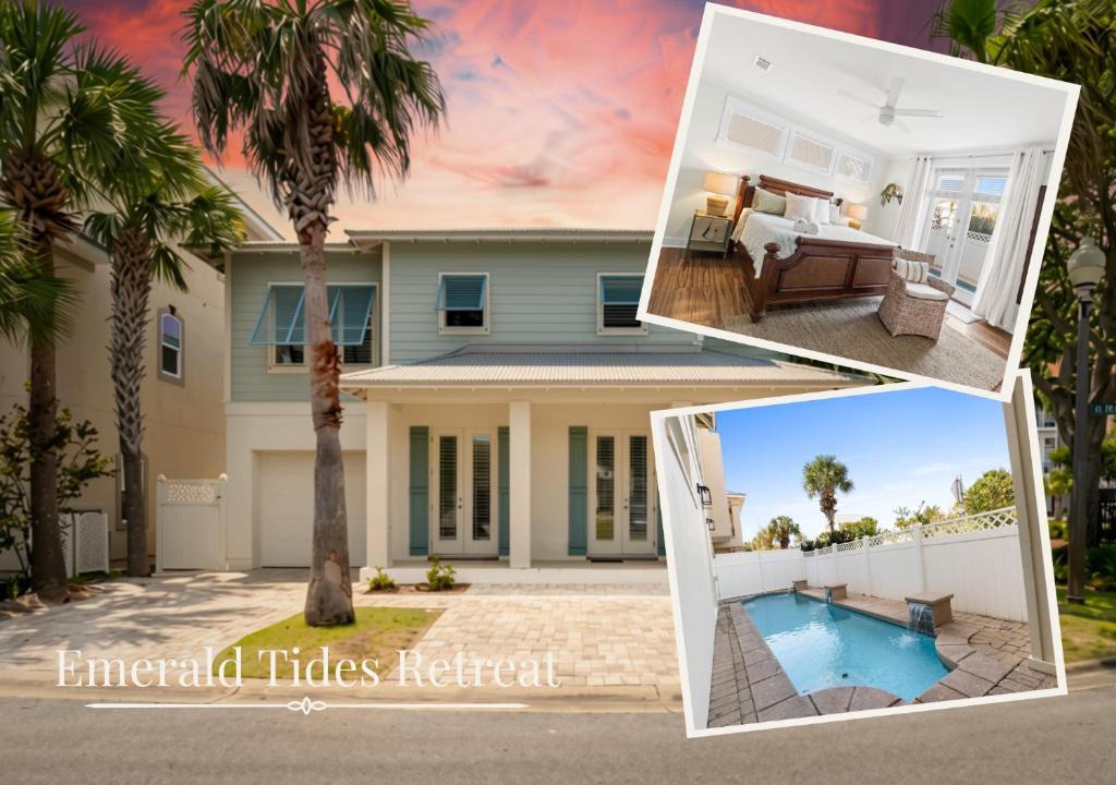 Emerald Waters Village House | Private Beach Access, Gated, Courtyard Pool, Pet Friendly