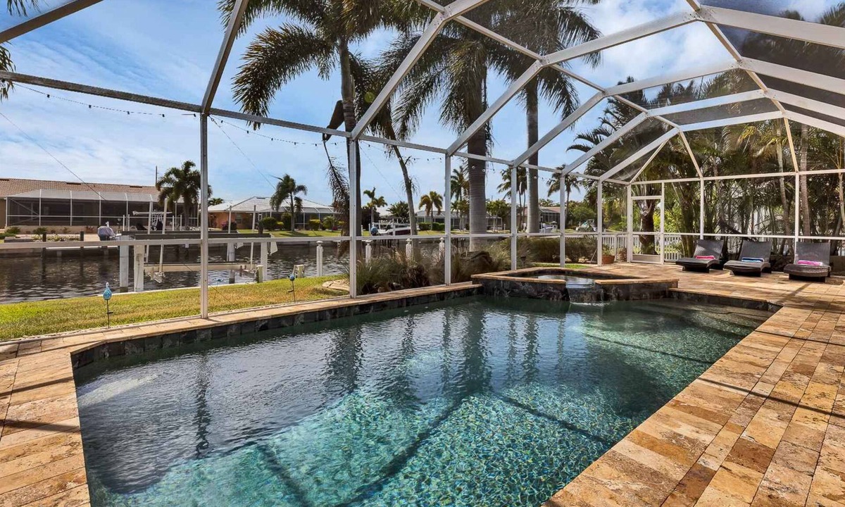 Punta Gorda House | Punta Gorda Isles 3 Bedroom Private Pool+Spa Home on Canal