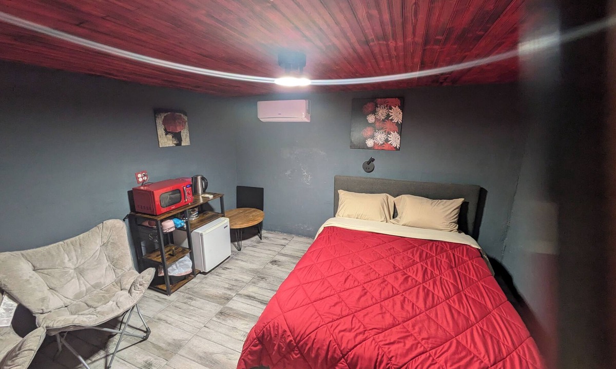 Alpine Cabin | Raven Room in charming Terlingua Ranch perfect for quiet relaxing getaway w/AC