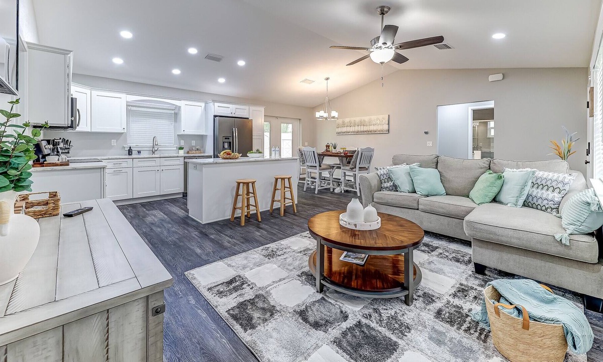 Sebring House | Sleek Serenity + Enclosed Porch in Sebring