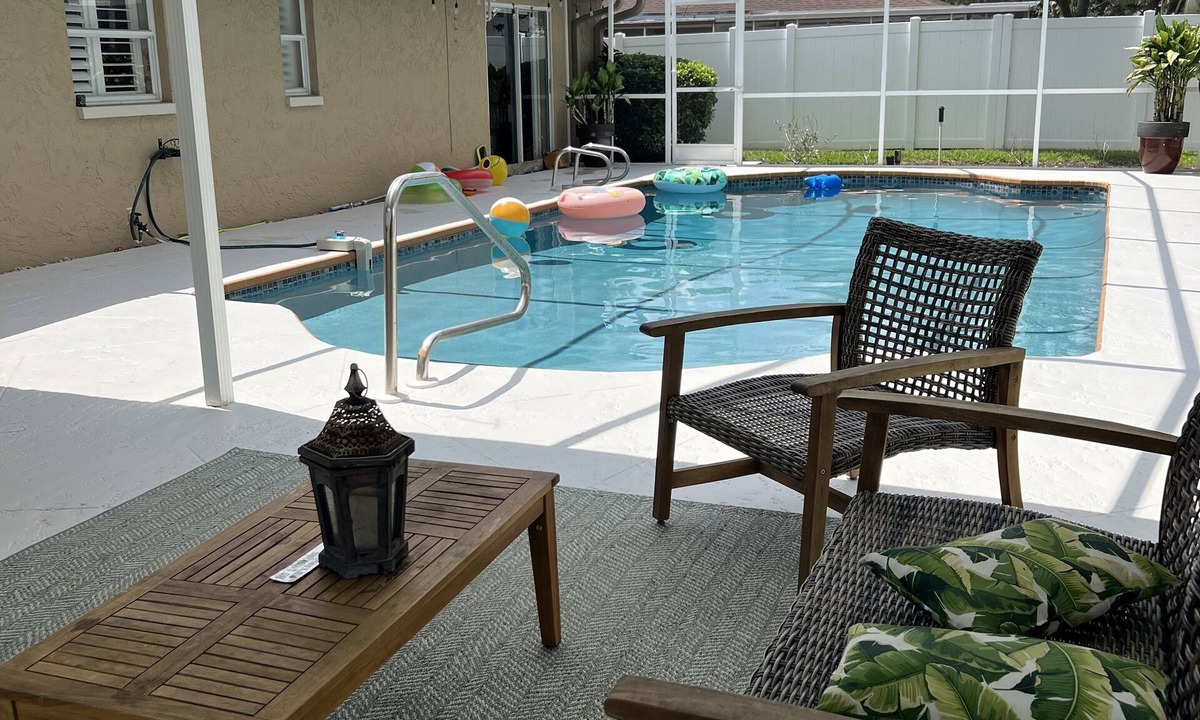 Lake Magdalene House | Spacious Oasis HEATED Pool Home!